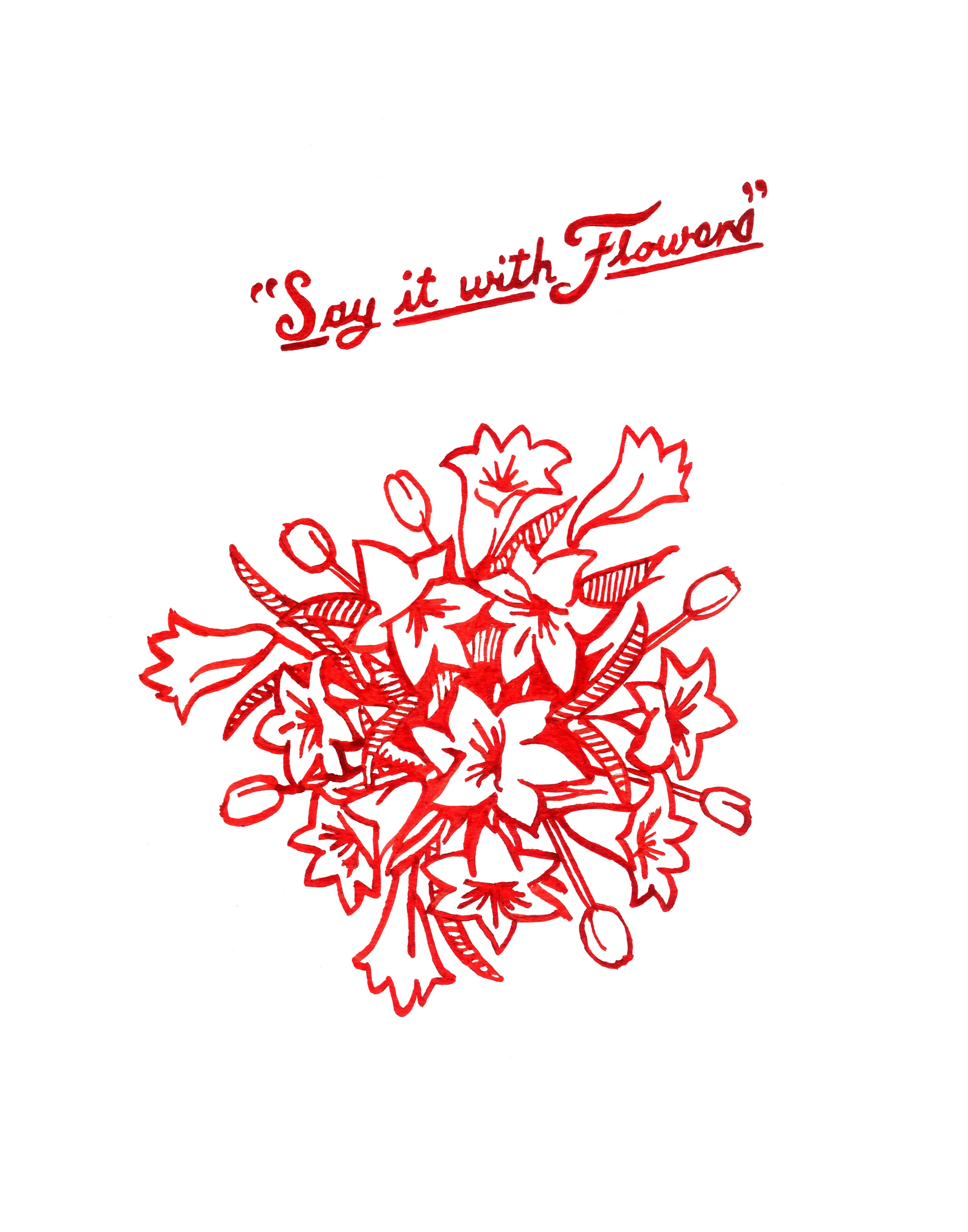 Say It With Flowers Triptych — JULIE HOUTS